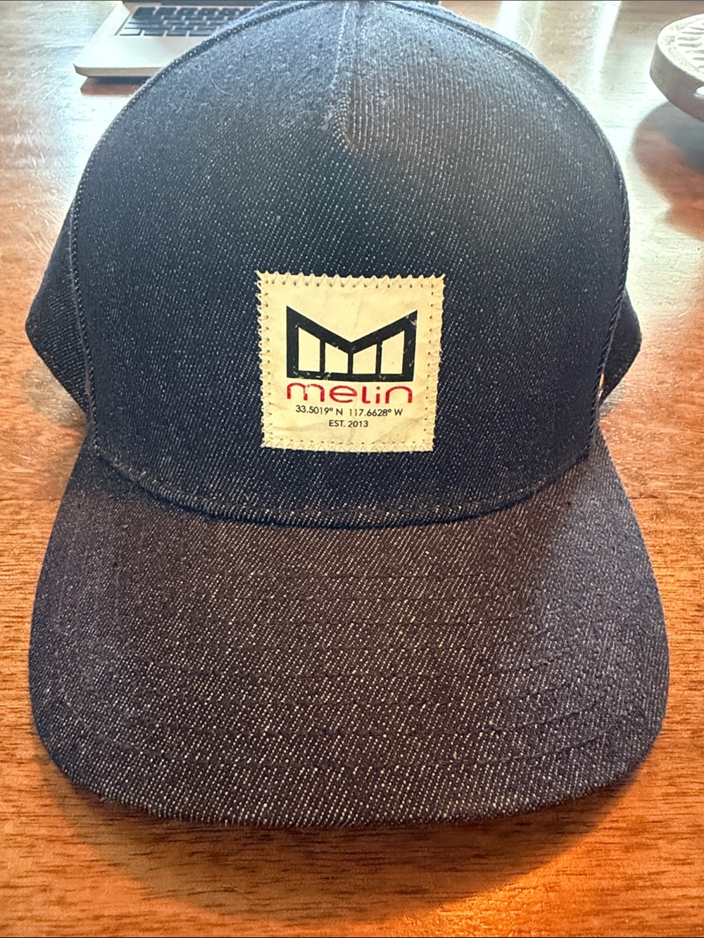 Melin hat. Denim-Style Navy Cap